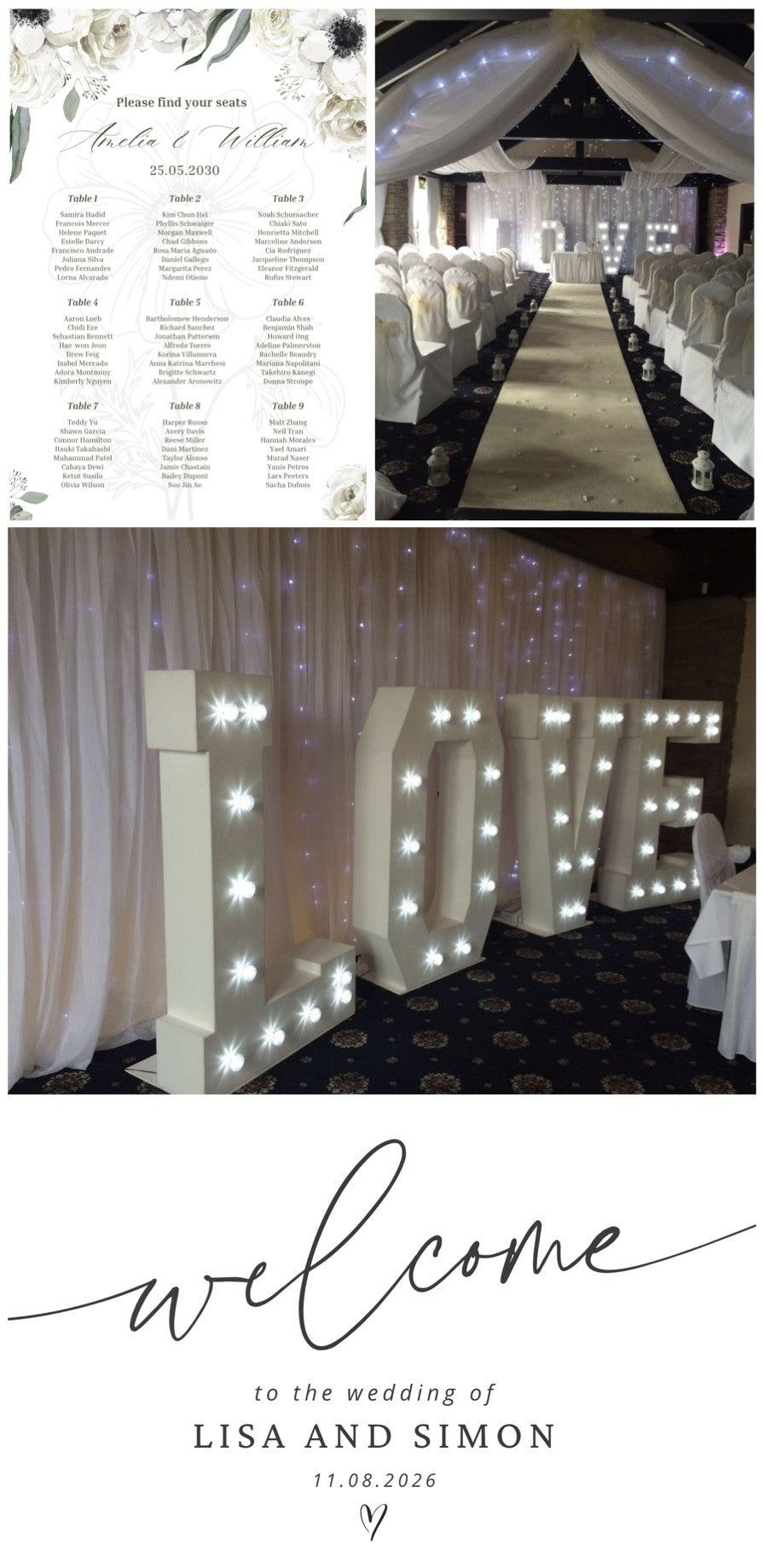 Hero Package - Complete Wedding Décor Hire