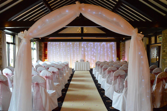 Wedding Arch with Fairy Lights